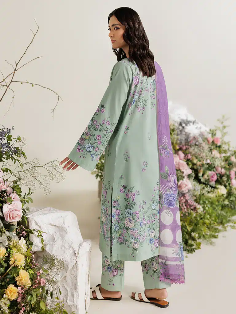 Raj Bari Amal Summer Prints | Sage Green