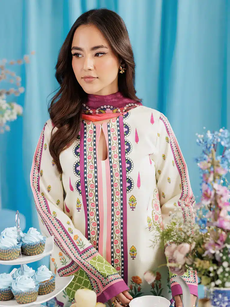 Raj Bari Amal Summer Prints | Off-White