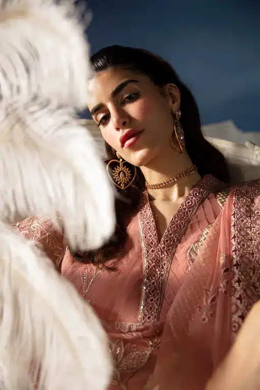 La Fuchsia Festive Unstitched Collection by Afrozeh | Elea